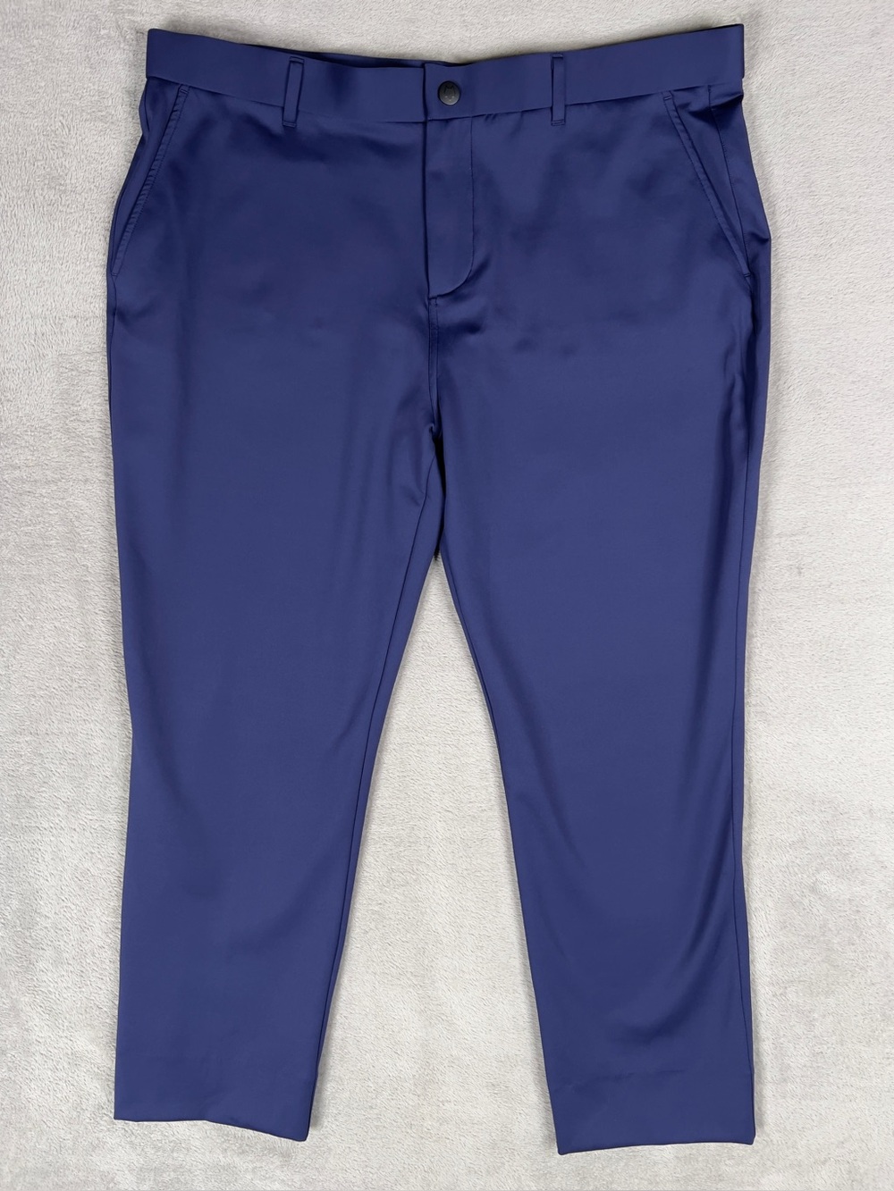 Greyson Sequoia Knit Golf Trousers Men's 40x29*‎ Performance Pants Blue Stretch